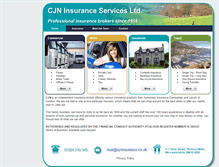 Tablet Screenshot of cjninsurance.co.uk